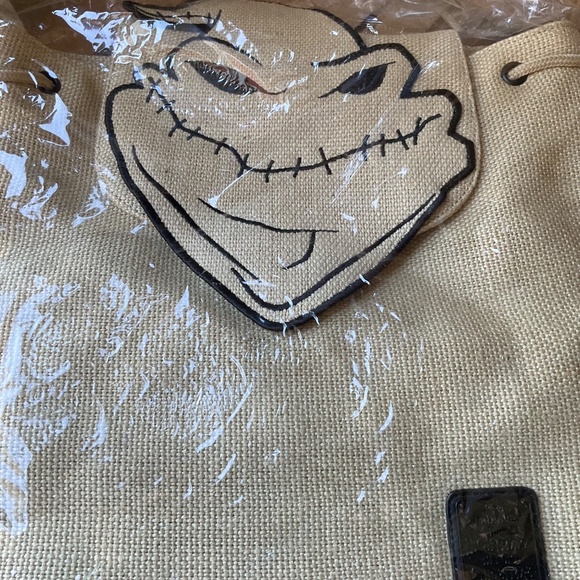 LOUNGEFLY BURLAP FULL SIZE BKPK OOGIE BOOGIE NWT - Picture 2 of 5